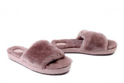 EMU AUSTRALIA W13088 Mckay mocha, kapcie damskie. Brązowe kapcie damskie Emu Australia, ze skóry. Za 299.90 zł.