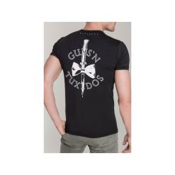 T-SHIRT KNIFE 2. Czarne t-shirty męskie Guns&tuxedos, s, bez wzorów, bez kołnierzyka. Za 197.10 zł.