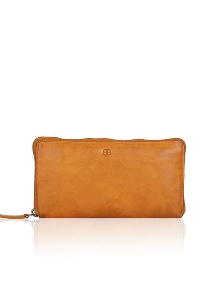 Bellicci Skórzany portfel "Chalice" w kolorze jasnobrązowym - 19 x 10 x 3 cm rozmiar: onesize. Brązowe portfele damskie Bellicci, bez wzorów, z materiału. Za 113.99 zł.