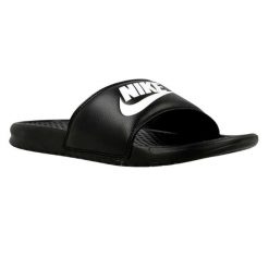 Męskie Klapki Z Logo Benassi JDI. Czarne klapki i japonki męskie Nike, z gumy. Za 206.99 zł.