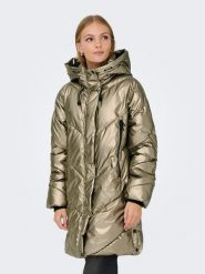 ONLY Płaszcz pikowany w kolorze złotym rozmiar: M. Żółte płaszcze damskie Only, m, bez wzorów. Za 260.99 zł.