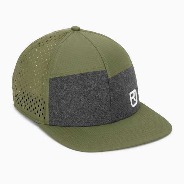 Czapka z daszkiem Ortovox Logo Air Trucker. Zielone czapki męskie ORTOVOX, bez wzorów. Za 179.99 zł.
