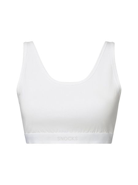 Snocks Biustonosz Kobiety Bawełna biały, S. Białe biustonosze sportowe damskie Snocks, bez wzorów, z bawełny. Za 149.95 zł.