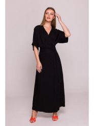 Stylove Sukienka w kolorze czarnym rozmiar: XXL. Czarne sukienki damskie Stylove, xxl, bez wzorów, z wiskozy, bez kołnierzyka, bez ramiączek, maxi. Za 214.70 zł.