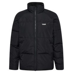 Kurtka puchowa Hummel. Czarne kurtki damskie HUMMEL, xl, bez wzorów, z puchu, sportowe, bez kaptura. Za 410.70 zł.