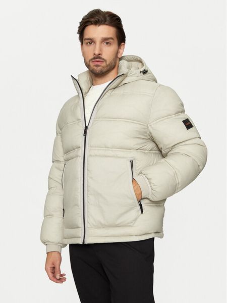 Boss Kurtka puchowa Okobra1 50535994 Beżowy Relaxed Fit. Brązowe kurtki męskie Boss, m, bez wzorów, z puchu, bez kaptura. Za 1,249.00 zł.