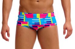Kąpielówki Funky Trunks Blok Tok - trunki męskie. Brązowe kąpielówki męskie FUNKY TRUNKS, l, bez wzorów, z materiału, na fitness i siłownię. Za 159.00 zł.