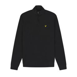 Bluza z zamkiem 1/4 Lyle & Scott Tech Midlayer. Czarne bluzy bez kaptura męskie LYLE AND SCOTT, m, z materiału. Za 382.60 zł.