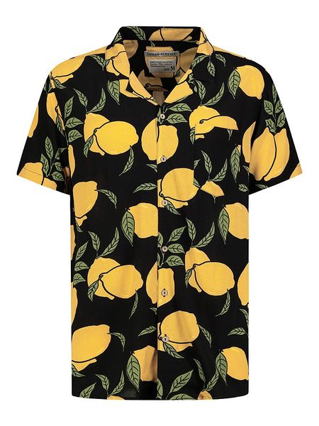 Urban Surface Koszula - Regular fit - w kolorze czarno-żółtym rozmiar: S. Czarne koszule męskie Urban Surface, s, bez wzorów, z wiskozy, bez kołnierzyka, bez ramiączek. Za 52.17 zł.