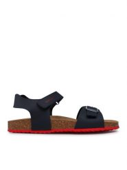 Geox Sandały J Ghita B. B J028LB 000EK C0735 D Granatowy. Niebieskie sandały chłopięce Geox, ze skóry, bez zapięcia. Za 139.99 zł.