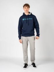Bluza trekking męska Hoodie. Niebieskie bluzy z kapturem męskie CHAMPION, m, z bawełny. Za 208.00 zł.