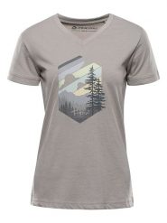 Alpine Pro Koszulka funkcyjna "Nogera" w kolorze szarym rozmiar: XXL. Szare t-shirty damskie Alpine Pro, xxl, bez wzorów, z materiału, bez kołnierzyka. Za 78.45 zł.