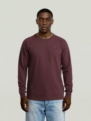 G-Star Bluza w kolorze bordowym rozmiar: XL. Czerwone bluzy bez kaptura męskie G-Star, xl, z bawełny. Za 113.90 zł.