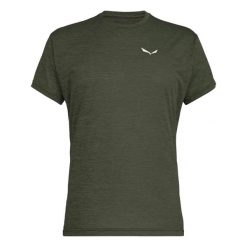 T-shirt Salewa Puez. Brązowe t-shirty męskie Salewa, xl, bez wzorów, z materiału, bez kołnierzyka. Za 178.50 zł.