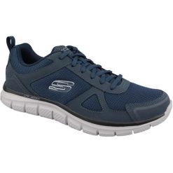 Buty do biegania męskie, Skechers Track-Scloric. Niebieskie obuwie do biegania damskie Skechers. Za 249.99 zł.