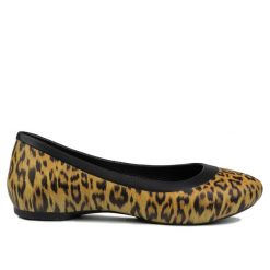 Baleriny damskie Crocs LINA GRAPHIC. Brązowe baleriny damskie Crocs, bez wzorów, bez obcasa. W wyprzedaży za 99.00 zł.