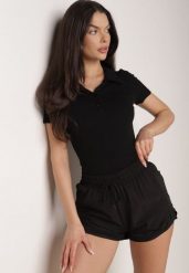 Czarne Szorty Sportowe z Siateczkowymi Wstawkami i Podszewką Tamaris. Czarne spodenki sportowe damskie Born2be, m, na fitness i siłownię. Za 69.99 zł.