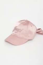 Czapka z daszkiem satynowa Arte JOOP!. Czapki z daszkiem damskie Joop!, bez wzorów, z satyny. Za 349.00 zł.