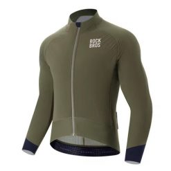 Kurtka rowerowa Rockbros zimowa polarowa dwuwarstwowa. Zielone kurtki męskie ROCKBROS, na zimę, m, bez wzorów, z polaru, sportowe, bez kaptura. Za 249.00 zł.