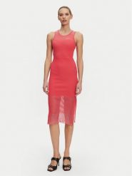 PINKO Sukienka dzianinowa 104811 A2GJ N55 Pomarańczowy Regular Fit. Brązowe sukienki damskie Pinko, s, bez wzorów, z dzianiny, bez kołnierzyka, bez ramiączek. Za 1,039.00 zł.