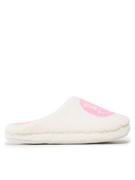 DeeZee Kapcie 22SDW7239 Biały. Białe kapcie damskie DeeZee, z materiału. Za 69.99 zł.