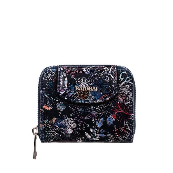 Dwustronny portfel damski z suwakiem BajuBaj ze skóry naturalnej PD1026s123. Niebieskie portfele damskie bez wzorów, ze skóry. Za 172.00 zł.