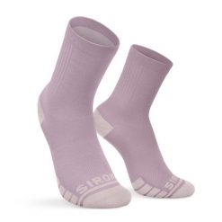Skarpetki gravel Kolarstwo Siroko GS1 Violet. Fioletowe skarpetki damskie SIROKO, bez wzorów, z tkaniny. W wyprzedaży za 61.95 zł.