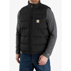 Kamizelka ocieplana męska Carhartt Loose Fit Montana Insulated Vest. Czarne kamizelki męskie Carhartt, m. Za 487.99 zł.