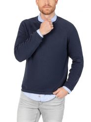 Timezone Sweter w kolorze granatowym rozmiar: XXL. Niebieskie swetry męskie Timezone, xxl, bez wzorów, z bawełny, bez kołnierzyka. Za 83.42 zł.