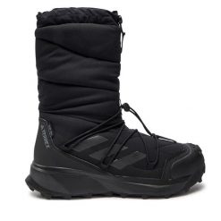 Śniegowce adidas. Czarne buty zimowe męskie Adidas, bez zapięcia. Za 509.99 zł.