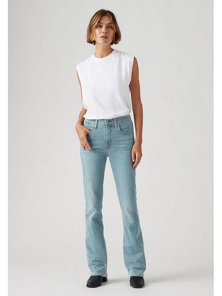 Levi's Dżinsy - Bootcut fit - w kolorze błękitnym rozmiar: W26/L30. Niebieskie jeansy damskie Levi's, z podwyższonym stanem. Za 240.99 zł.