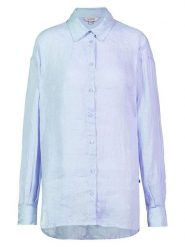 Herrlicher Lniana koszula w kolorze błękitnym rozmiar: L. Niebieskie koszule damskie Herrlicher, l, bez wzorów, ze lnu, bez kołnierzyka, bez ramiączek. Za 208.99 zł.