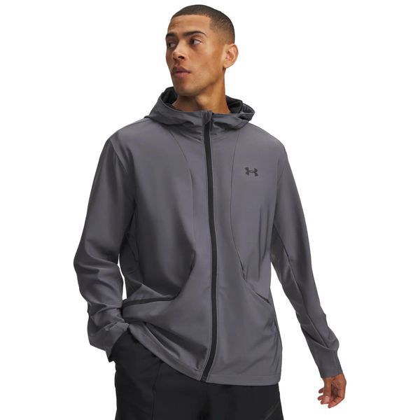 Kurtka męska Under Armour Unstoppable Woven Jacket 6014621. Brązowe kurtki męskie Under Armour, m, bez wzorów, z elastanu, z kapturem. Za 483.05 zł.