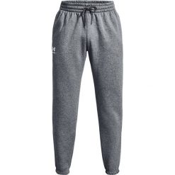 Spodnie Under Armour Ua Essential Fleece Jogger Dorośli. Szare spodnie sportowe męskie Under Armour, z materiału. Za 361.99 zł.