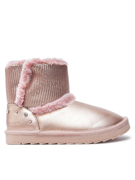 Mayoral Śniegowce 46487 Różowy. Czerwone kozaki dziewczęce Mayoral, ze skóry. Za 159.99 zł.