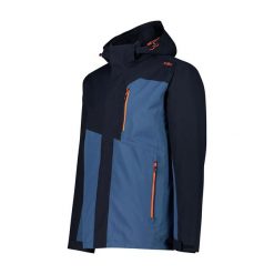 Kurtka 3w1 męska CMP. Niebieskie kurtki męskie CMP, m, bez wzorów, sportowe, bez kaptura. W wyprzedaży za 489.99 zł.