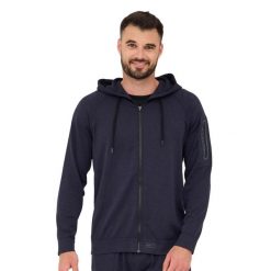 Bluza męska wełniana z kapturem Brubeck OUTDOOR MERINO. Szare bluzy z kapturem męskie Brubeck, m, z elastanu. Za 439.00 zł.