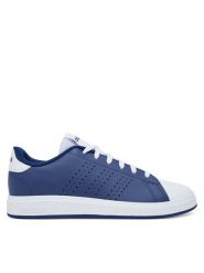 Adidas Sneakersy Advantage Base 2.0 JR5978 Granatowy. Niebieskie buty sportowe chłopięce Adidas, ze skóry, bez zapięcia. Za 149.99 zł.