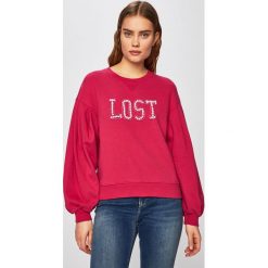 Silvian Heach - Bluza. Czerwone bluzy bez kaptura damskie Silvian Heach, l, z bawełny. W wyprzedaży za 159.90 zł.
