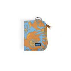 Portfel Kavu Zippy Wallet - sky bloom. Brązowe portfele damskie KAVU, bez wzorów. Za 182.99 zł.
