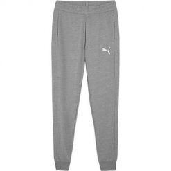 Spodnie sportowe męskie Puma S12178. Szare spodnie dresowe męskie Puma, z bawełny. Za 164.00 zł.