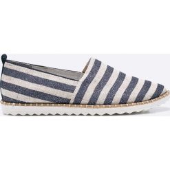 S. Oliver - Espadryle. Niebieskie espadryle damskie S.Oliver, bez wzorów, z materiału, bez obcasa. W wyprzedaży za 99.90 zł.