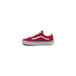 Buty sportowe Casual Męskie Vans VN0A4BV5JV61. Czerwone buty sportowe na co dzień męskie Vans, bez zapięcia, trekkingowe. Za 329.75 zł.