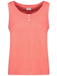 Eight2Nine Top w kolorze koralowym rozmiar: L. Pomarańczowe topy damskie Eight2Nine, l, bez wzorów, z bawełny, bez kołnierzyka. Za 52.55 zł.