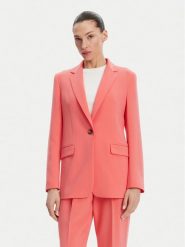 BOSS Marynarka 50490053 Różowy Regular Fit. Czerwone marynarki i żakiety damskie Boss, bez wzorów, z syntetyku. Za 809.99 zł.