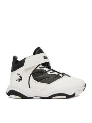SHAQ Buty do koszykówki C-SPIN MOVE AQ95001Y-WZ Biały. Białe buty sportowe chłopięce Shaq, ze skóry, bez zapięcia. Za 159.99 zł.