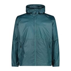 Kurtka wodoodporna z kapturem CMP. Zielone kurtki męskie CMP, m, bez wzorów, z kapturem. W wyprzedaży za 114.99 zł.