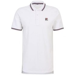 Męska Koszulka Polo Lubbeek. Białe koszulki polo męskie Fila, m, bez wzorów, bez ramiączek. Za 242.99 zł.