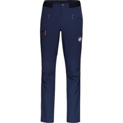 Spodnie w góry Mammut Aenergy Light SO Pants. Niebieskie spodnie sportowe męskie Mammut, z elastanu. Za 797.49 zł.