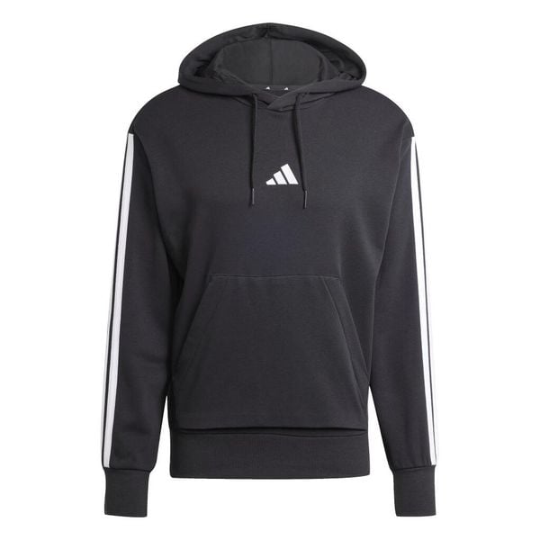 Bluza polarowa ADIDAS M 3S FT HD Czarny. Czarne bluzy sportowe damskie Adidas, m, bez wzorów, z materiału, bez ramiączek, długie, z kapturem. Za 226.99 zł.